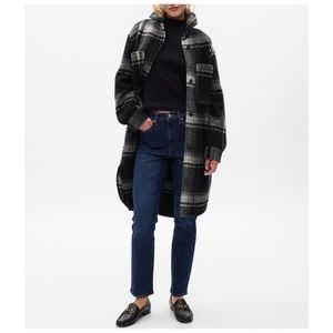 Gap long Wool Shirt Jacket